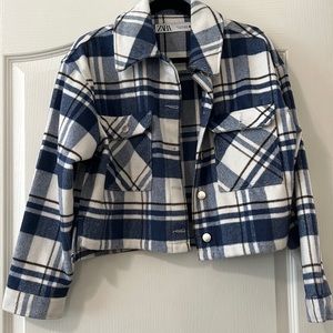 Zara Cropped Flannel
